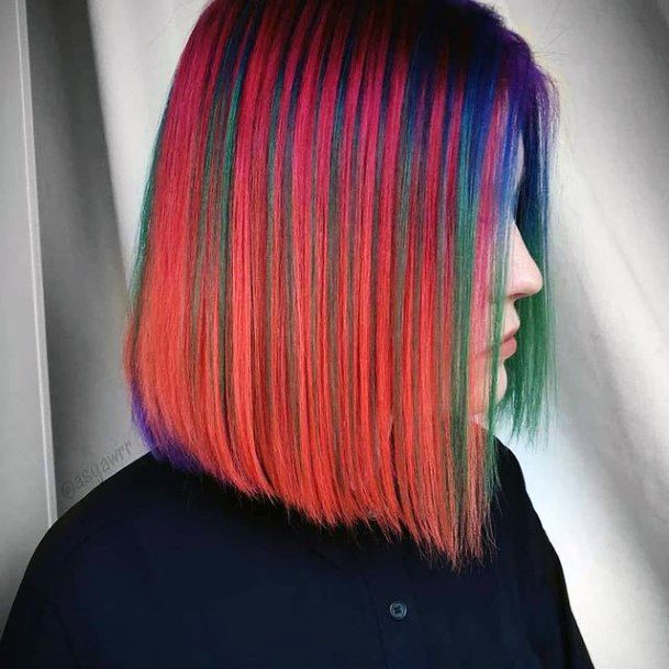 Elaborate Styles For Womens Cool Hair Dye Ideas