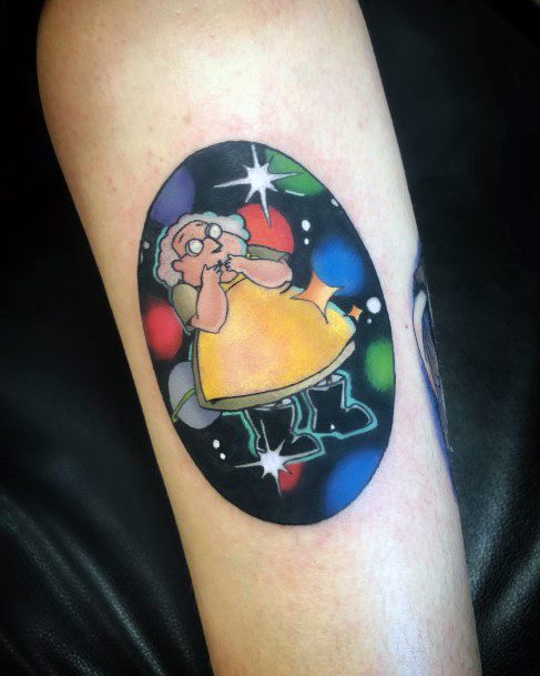Elaborate Styles For Womens Courage The Cowardly Dog Tattoo