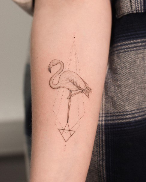 Elaborate Styles For Womens Flamingo Tattoo