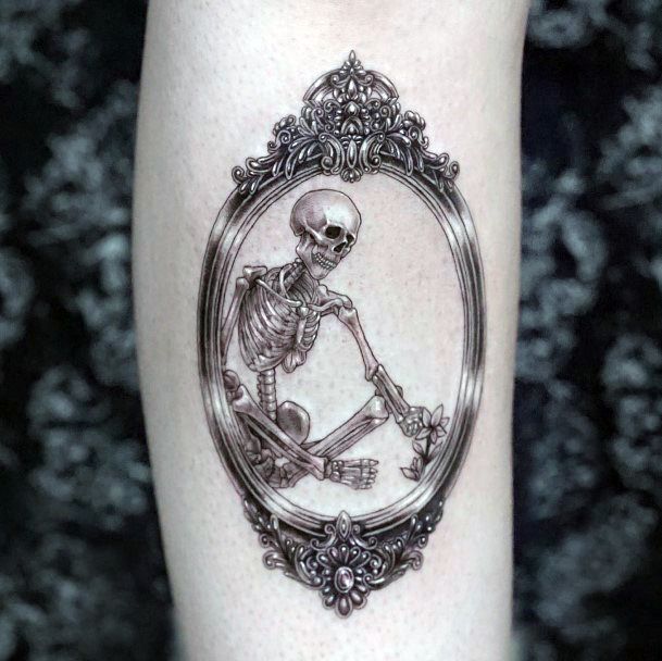 Elaborate Styles For Womens Frame Tattoo