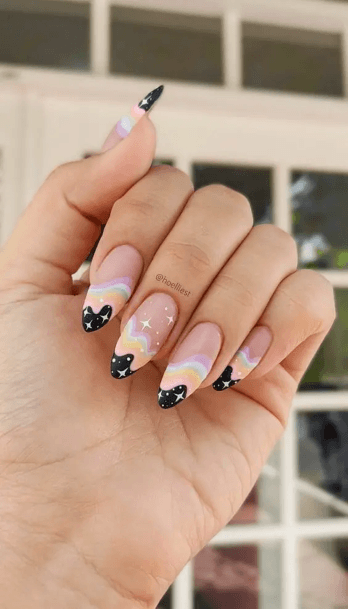 Elaborate Styles For Womens Galaxy Nail