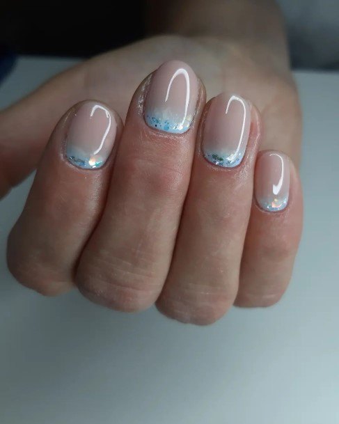 Elaborate Styles For Womens Glitter Ombre Nail