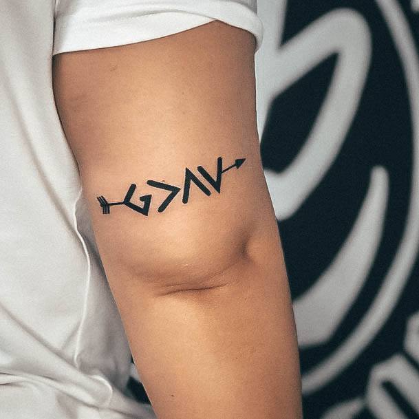 Elaborate Styles For Womens God Is Greater Than The Highs And Lows Tattoo