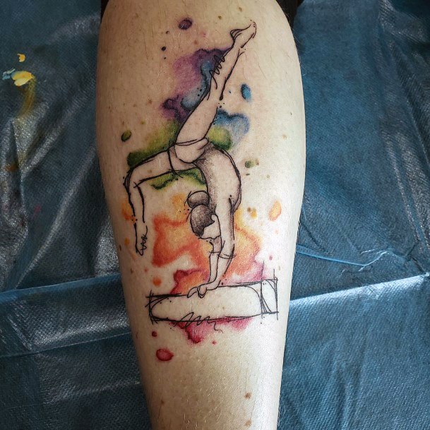 Top 100 Best Gymnastics Tattoos For Women Gymnast Design Ideas