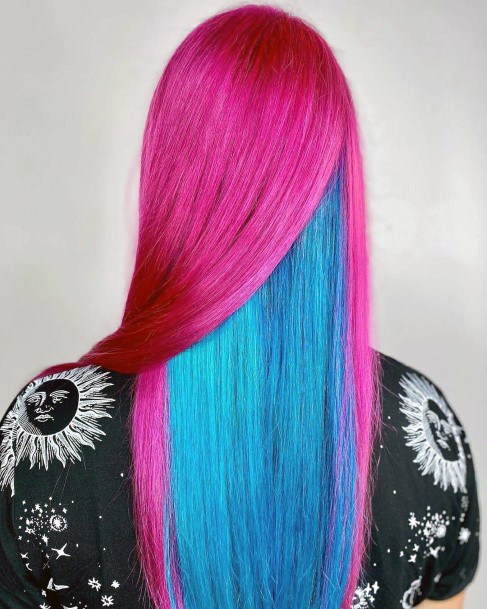 Elaborate Styles For Womens Hot Pink Hairstyles