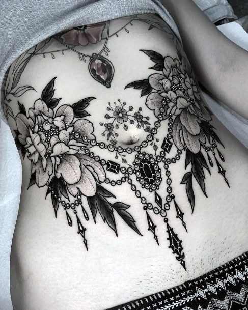 Elaborate Styles For Womens Jewelry Tattoo