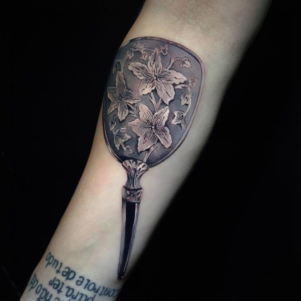 Elaborate Styles For Womens Mirror Tattoo