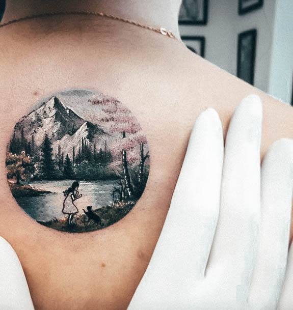 Elaborate Styles For Womens Nature Tattoo