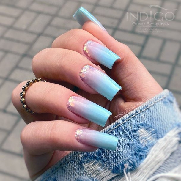 Elaborate Styles For Womens Ombre Summer Nail