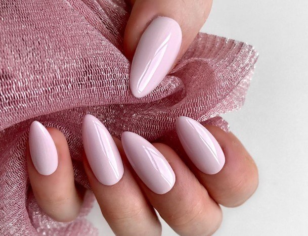 Elaborate Styles For Womens Pale Pink Nail