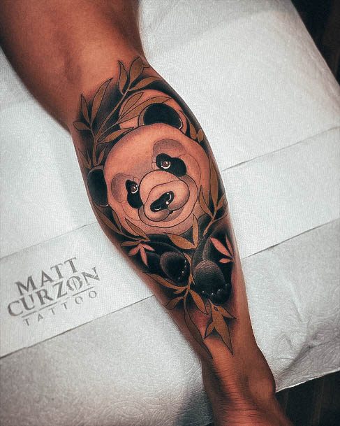 Elaborate Styles For Womens Panda Tattoo