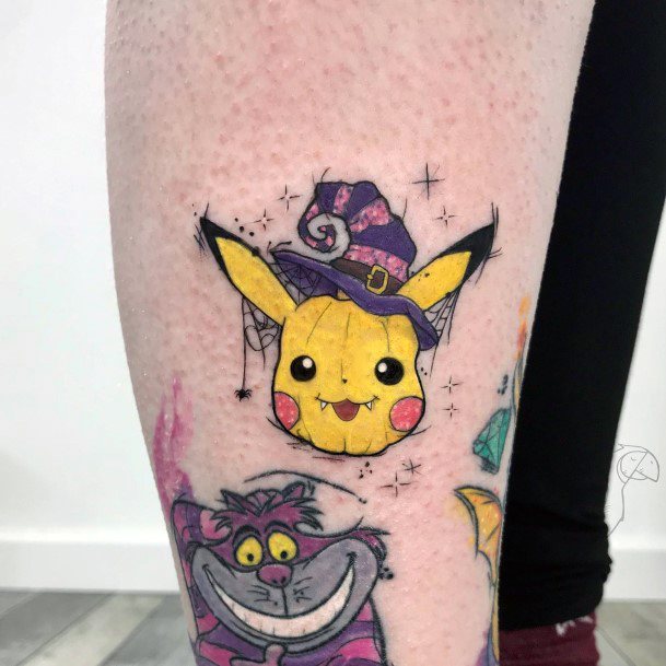 Elaborate Styles For Womens Pikachu Tattoo