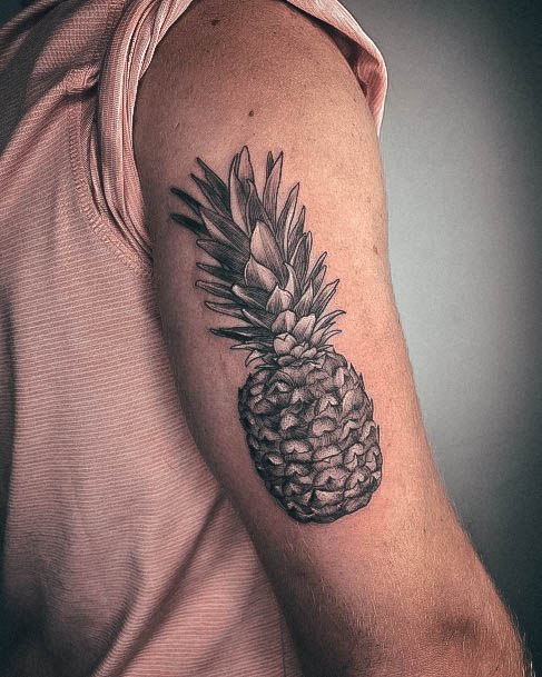 Elaborate Styles For Womens Pineapple Tattoo