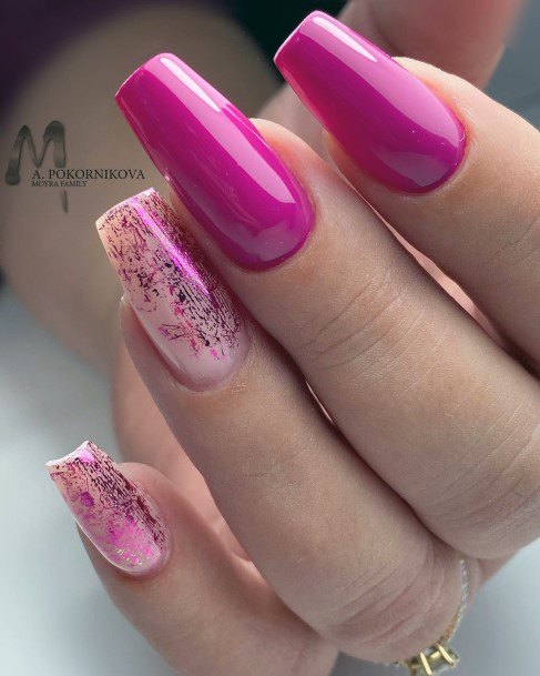 Elaborate Styles For Womens Pink Nail