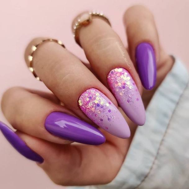 Elaborate Styles For Womens Pink Ombre Nail