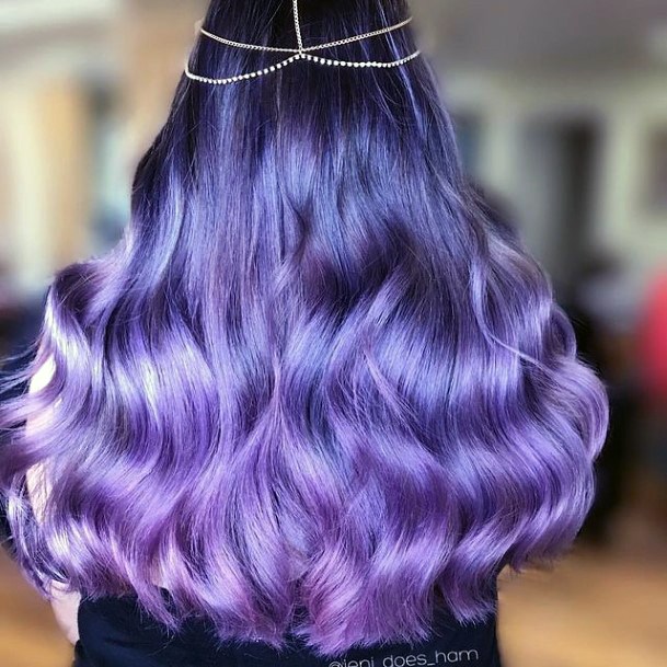Elaborate Styles For Womens Purple Hairstyles