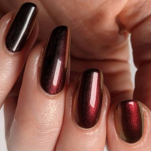 Elaborate Styles For Womens Red And Black Nail