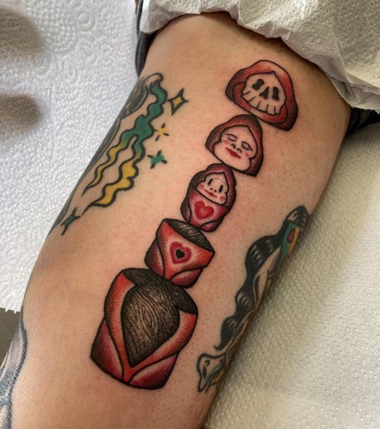 Elaborate Styles For Womens Russian Nesting Doll Matryoshka Tattoo