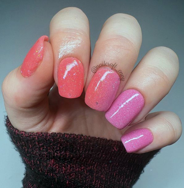 Elaborate Styles For Womens Salmon Nail