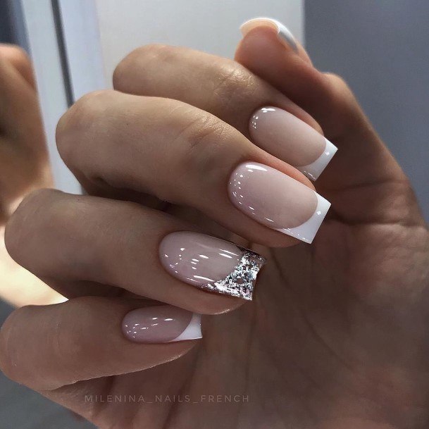 Elaborate Styles For Womens Silver Nail