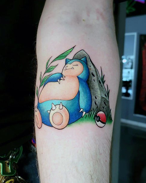 Elaborate Styles For Womens Snorlax Tattoo