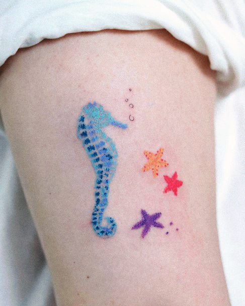 Elaborate Styles For Womens Starfish Tattoo