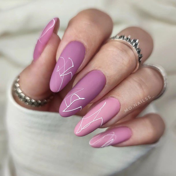 Elaborate Styles For Womens Summer Matte Nail