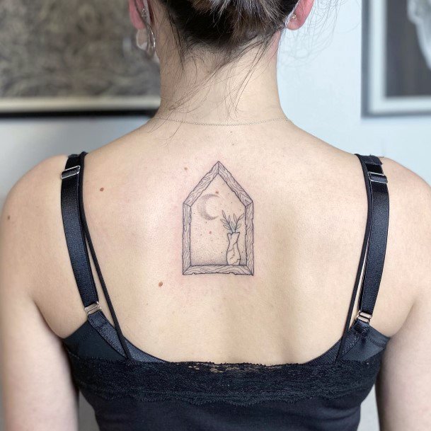 Elaborate Styles For Womens Window Tattoo