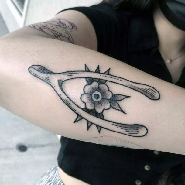 Elaborate Styles For Womens Wishbone Tattoo