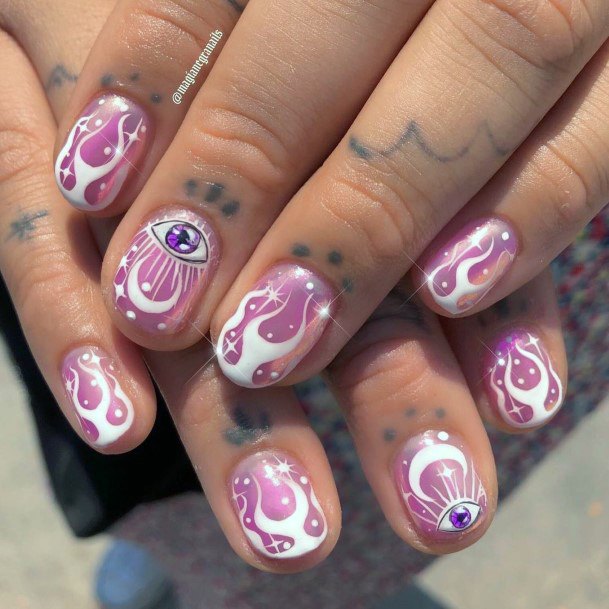 Elaborate Styles For Womens Witch Nail