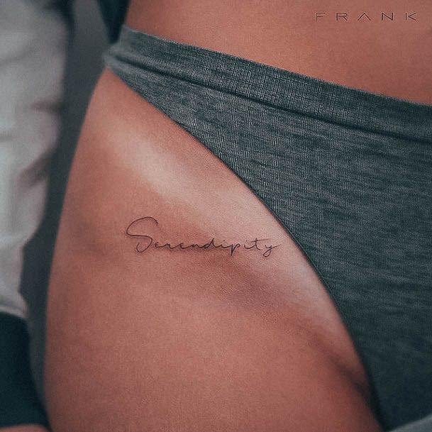 Elaborate Styles For Womens Word Tattoo