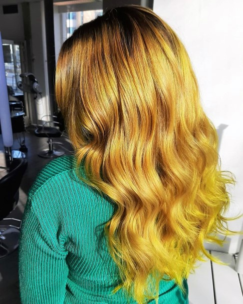 Elaborate Styles For Womens Yellow Hairstyles