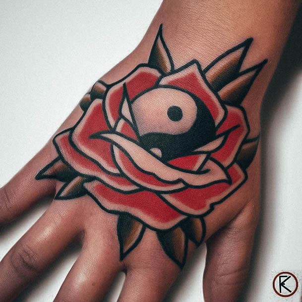 Elaborate Styles For Womens Yin Yang Tattoo