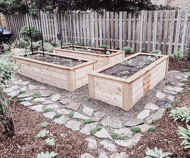 Elevanted Garden Bed Planters Wood