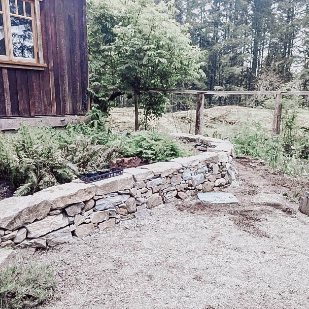 Elevated Bed For Planting Garden Stone Rock