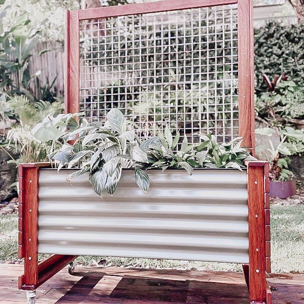 Elevated Garden Bed Box Designs Metal