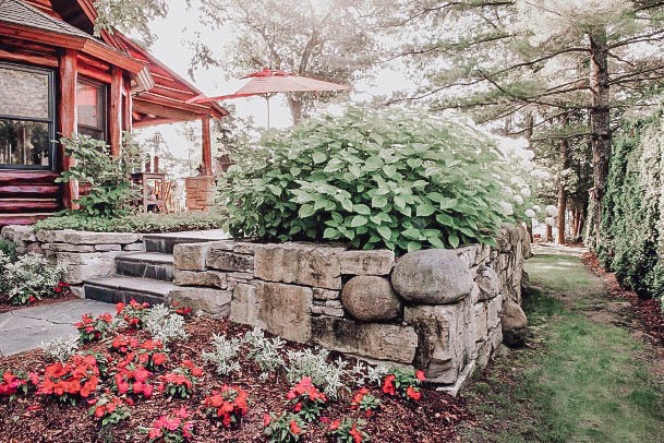 Elevated Raised Garden Beds Stone Rock