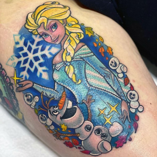 Elsa Female Tattoo Designs