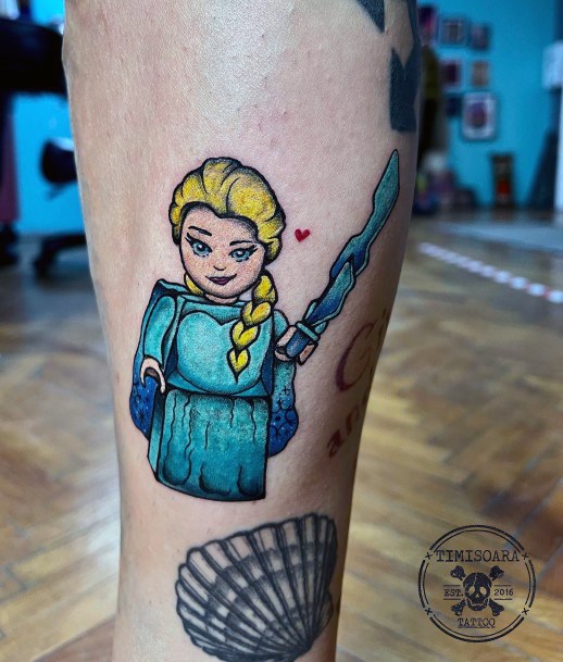 Elsa Womens Tattoo Ideas