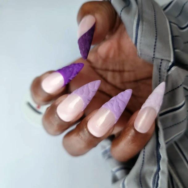 Embossed Nail Design Inspiration For Women