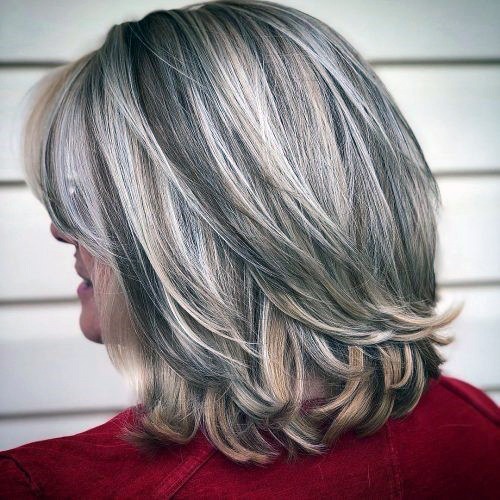 Embracing Natural Grey Bob Medium Length Hairstyles For Women Over 50