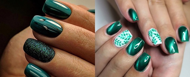 Top 100 Best Emerald Green Nails For Women – Bewitched Design Ideas