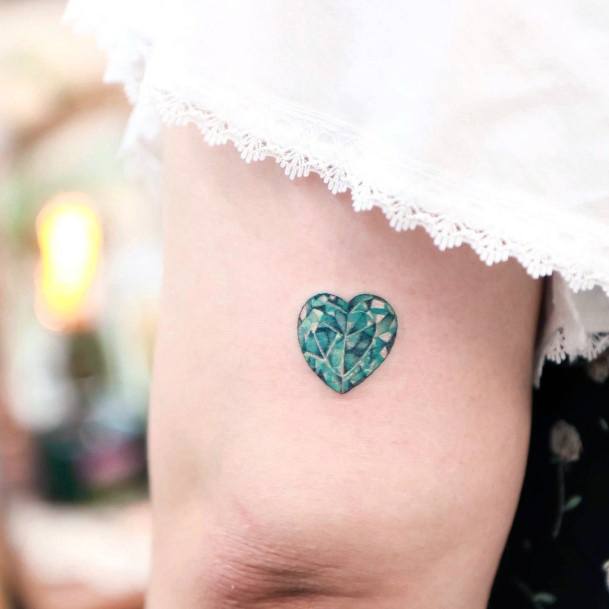 Emerald Tattoo For Ladies