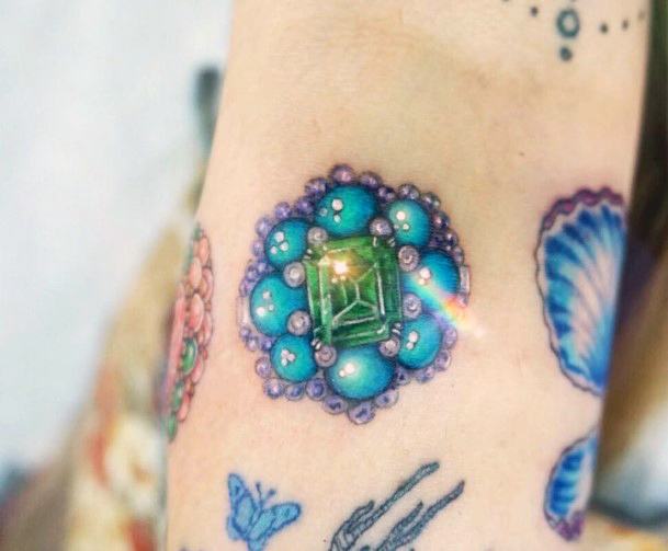 Emeraldic Womens Emerald Tattoo Designs