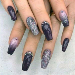 Empress Dark Purple Nails Women