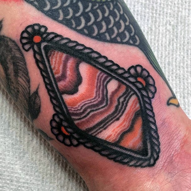 Enchanting Agate Tattoo Ideas For Women