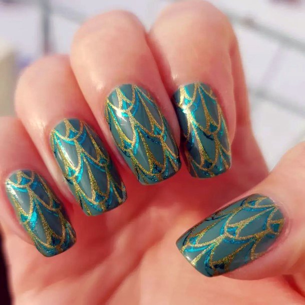 Enchanting Art Deco Nail Ideas For Women