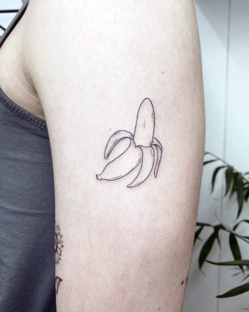 Enchanting Banana Tattoo Ideas For Women