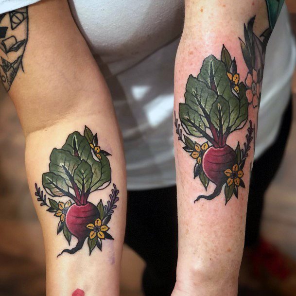Enchanting Beet Tattoo Ideas For Women