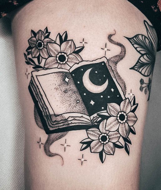 Enchanting Book Tattoo Ideas For Women